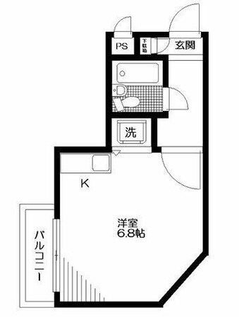 井荻駅 徒歩5分 1階の物件間取画像